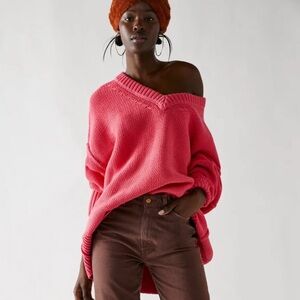 Free People Alli V-neck sweater M